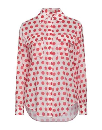 Camicettasnob Woman Shirt Red Size 10 Cotton