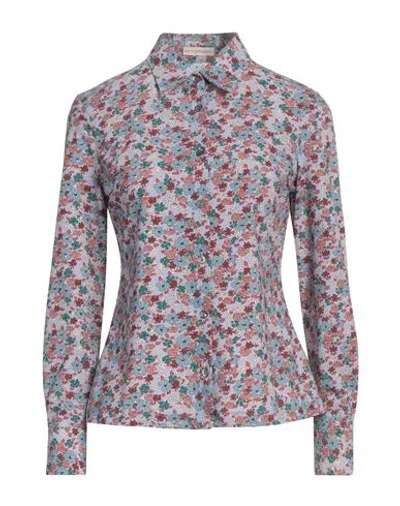 Camicettasnob Woman Shirt Sky Blue Size 8 Polyamide, Elastane
