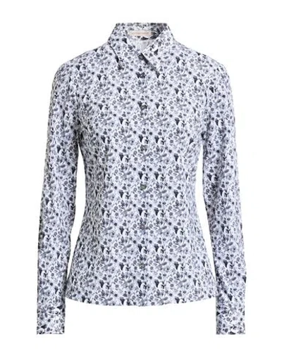 Camicettasnob Woman Shirt White Size 8 Polyamide, Elastane In Multi