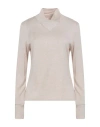 Camicettasnob Woman Sweater Beige Size 6 Viscose, Polyester, Polyamide In Neutral