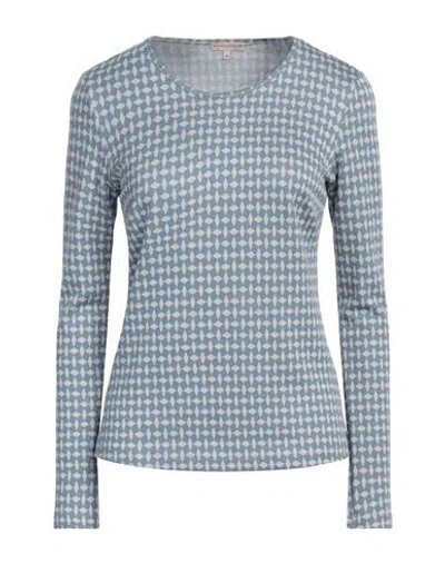 Camicettasnob Woman Sweater Slate Blue Size 8 Viscose, Polyester, Elastane