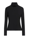 Camicettasnob Woman T-shirt Black Size 8 Viscose, Polyamide, Elastane