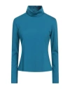 Camicettasnob Woman T-shirt Deep Teal Size 10 Viscose, Polyamide, Elastane In Green