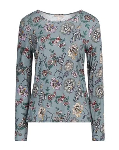 Camicettasnob Woman T-shirt Pastel Blue Size 8 Viscose, Elastane