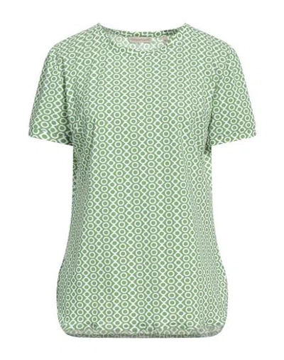Camicettasnob Woman T-shirt Sage Green Size 10 Polyamide, Elastane