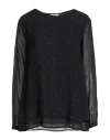 Camicettasnob Woman Top Black Size 4 Viscose
