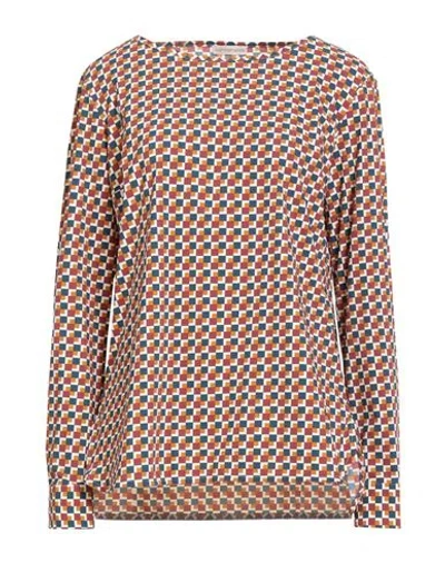 Camicettasnob Woman Top Burgundy Size 8 Polyamide, Elastane In Multi