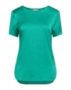 Camicettasnob Woman Top Emerald Green Size 6 Viscose, Elastane
