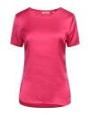 Camicettasnob Woman Top Fuchsia Size 8 Viscose, Elastane In Pink
