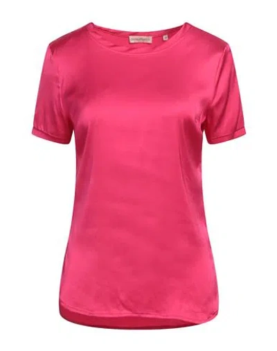 Camicettasnob Woman Top Fuchsia Size 8 Viscose, Elastane In Pink
