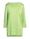 Camicettasnob Woman Top Green Size 10 Viscose, Elastane In Green