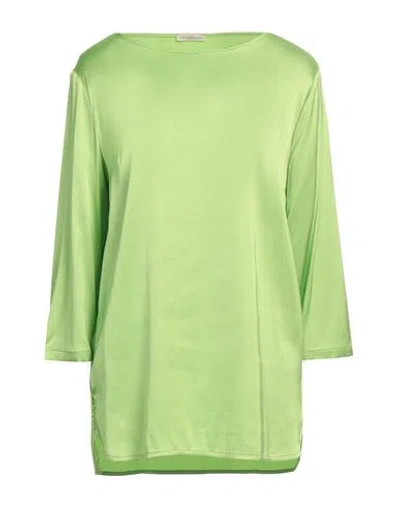 Camicettasnob Woman Top Green Size 10 Viscose, Elastane