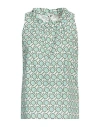 Camicettasnob Woman Top Green Size 12 Cotton In Green