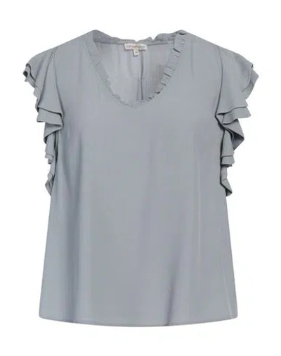 Camicettasnob Woman Top Grey Size 10 Viscose