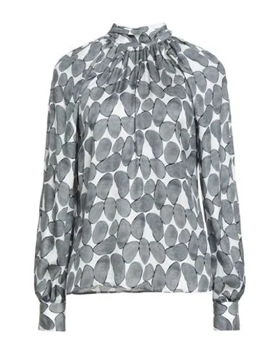 Camicettasnob Woman Top Grey Size 4 Viscose In Gray