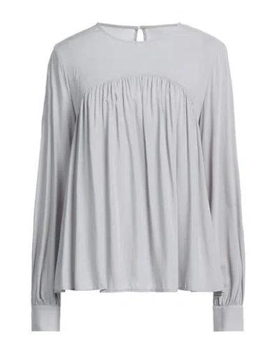 Camicettasnob Woman Top Grey Size 6 Viscose In Gray
