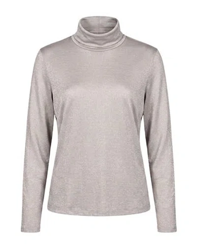 Camicettasnob Woman Top Grey Size 6 Viscose, Lurex, Elastane