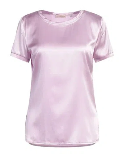 Camicettasnob Woman Top Lilac Size 8 Viscose, Elastane In Purple