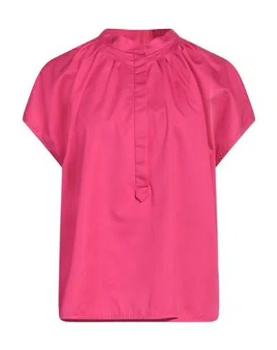 Camicettasnob Woman Top Magenta Size 8 Cotton