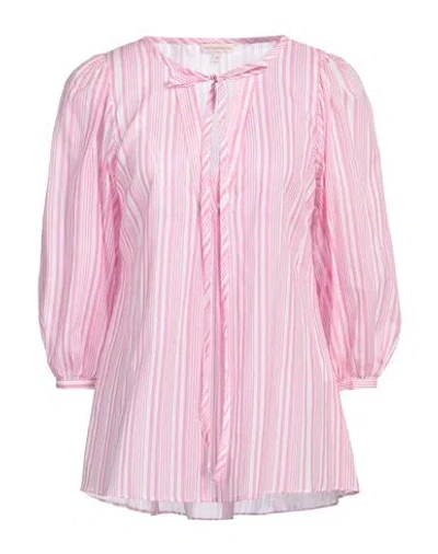 Camicettasnob Woman Top Magenta Size 6 Cotton