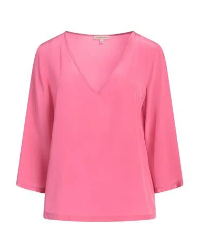 Camicettasnob Woman Top Magenta Size 8 Silk