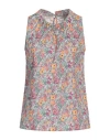 Camicettasnob Woman Top Mauve Size 10 Cotton In Purple