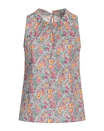 Camicettasnob Woman Top Mauve Size 10 Cotton In Purple