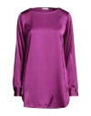 Camicettasnob Woman Top Mauve Size 4 Viscose, Elastane In Purple