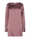 Camicettasnob Woman Top Mauve Size 6 Viscose, Elastane In Purple