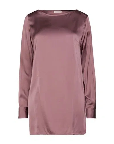 Camicettasnob Woman Top Mauve Size 6 Viscose, Elastane In Purple