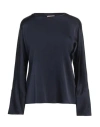Camicettasnob Woman Top Midnight Blue Size 6 Viscose, Elastane In Blue
