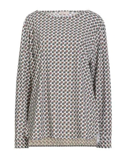 Camicettasnob Woman Top Military Green Size 10 Polyamide, Elastane