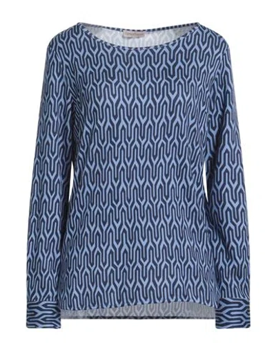 Camicettasnob Woman Top Pastel Blue Size 6 Viscose, Elastane