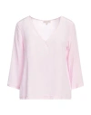 Camicettasnob Woman Top Pink Size 10 Silk