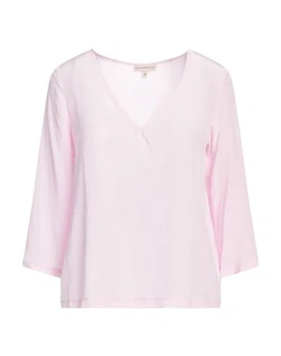 Camicettasnob Woman Top Pink Size 10 Silk