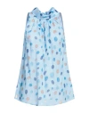 Camicettasnob Woman Top Sky Blue Size 4 Cotton