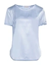 Camicettasnob Woman Top Sky Blue Size 6 Viscose, Elastane