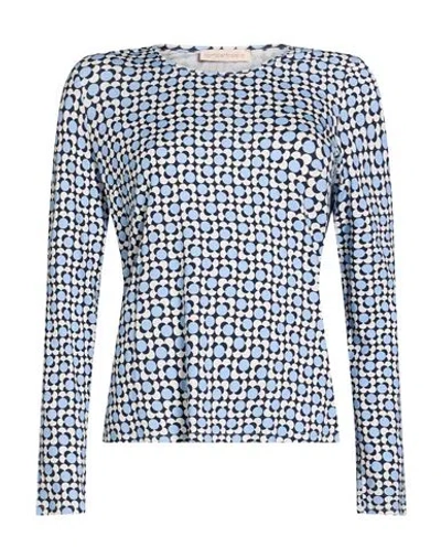 Camicettasnob Woman T-shirt Sky Blue Size 6 Viscose, Elastane