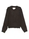 Camiel Fortgens Cable-knit Jumper In Brown