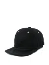 Camiel Fortgens Eyelet-detail Wool Cap In Black