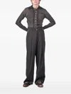 Camiel Fortgens Faded Pocket Cardigan In Gray