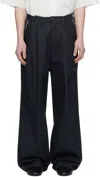 Camiel Fortgens Navy Suit Trousers In Navy