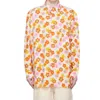 Camiel Fortgens Overlap Big Shirt In Floral Print In Multi