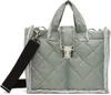 Camiel Fortgens Ssense Exclusive Gray Puffed Shopper S Bag In Sage