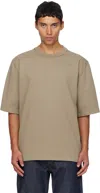 Camiel Fortgens Taupe Big T-shirt In Brown