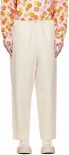 CAMIEL FORTGENS WHITE SIMPLE TROUSERS
