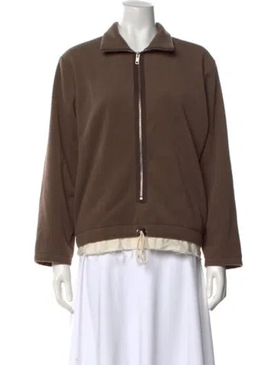 Pre-owned Camiel Fortgens Wool Long Sleeve Sweatshirt In Brown