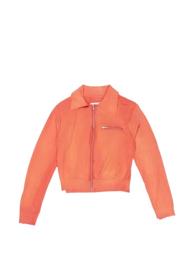 Camiel Fortgens Zip-up Cardigan In Red