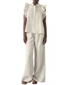Camila Blanco 2pc Top & Pant Set In Neutral