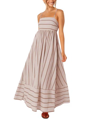 Camila Blanco Maxi Dress In Gray